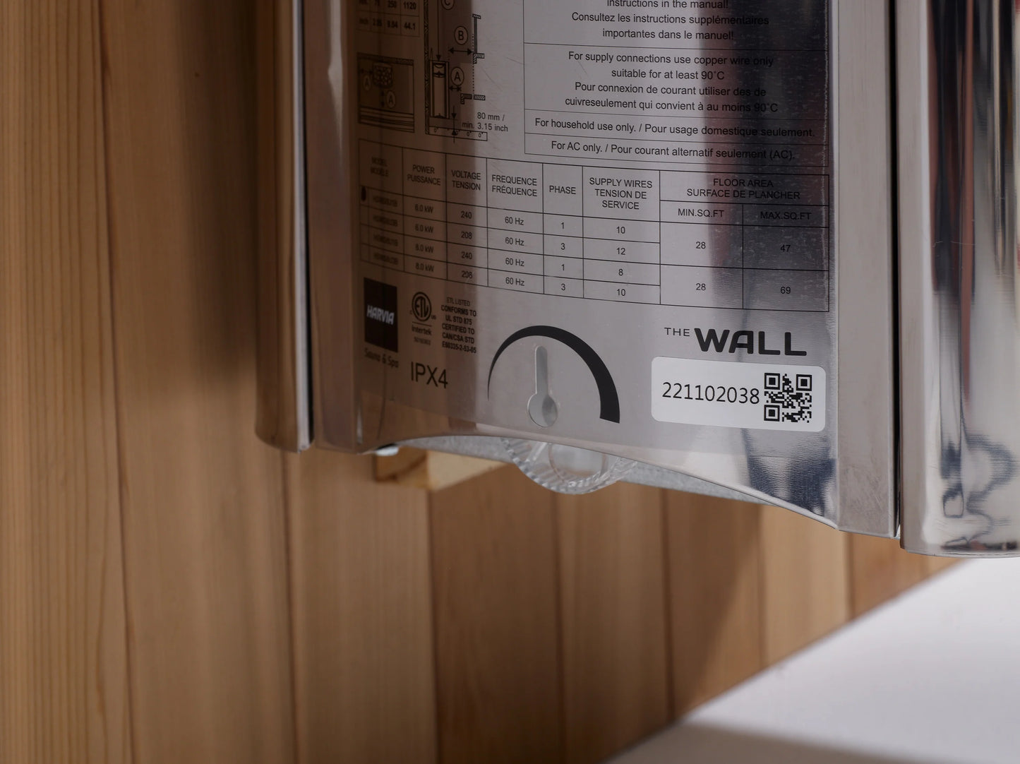 Golden Designs 3-Person Hybrid Indoor Sauna - Full Spectrum and Harvia Traditional Stove