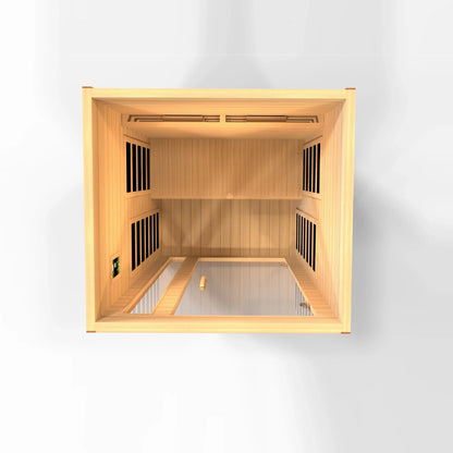 Dynamic Cardoba 2-Person Full Spectrum Near Zero EMF (Under 2MG) Infrared Sauna